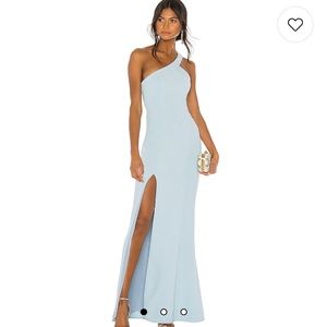 EVAN GOWN IN LIGHT BLUE